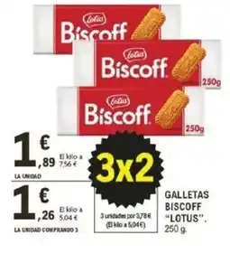 E.Leclerc LOTUS Galletas biscoff oferta