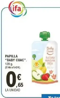 E.Leclerc BABY CUAC Papilla oferta