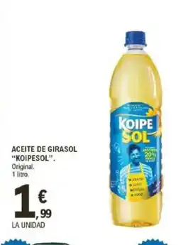 E.Leclerc KOIPESOL Aceite de girasol oferta