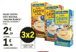 E.Leclerc GALLINA BLANCA caldo casero 100% natural oferta