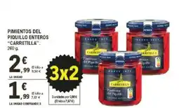 E.Leclerc CARRETILLA Pimientos del piquillo enteros oferta