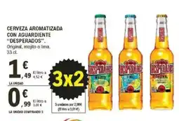 E.Leclerc DESPERADOS Cerveza aromatizada con aguardiente oferta