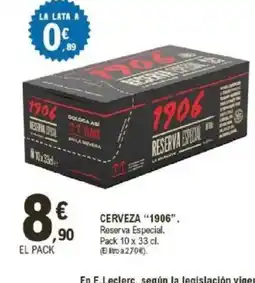 E.Leclerc 1906 Cerveza oferta