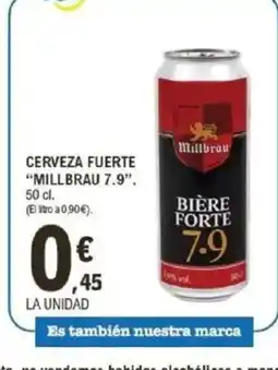 E.Leclerc MILLBRAU 7.9 Cerveza fuerte oferta