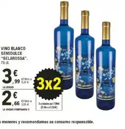 E.Leclerc BELAROSSA Vino blanco semidulce oferta