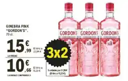 E.Leclerc GORDONS Ginebra pink oferta