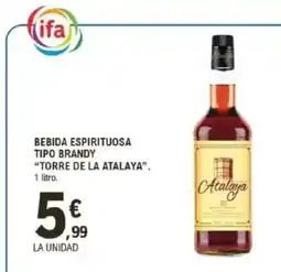 E.Leclerc TORRE DE LA ATALAYA Bebida espirituosa tipo brandy oferta