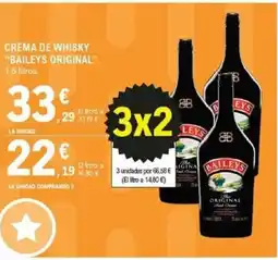 E.Leclerc BAILEYS ORIGINAL Crema de whisky oferta