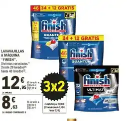 E.Leclerc FINISH Lavavajillas a máquina oferta