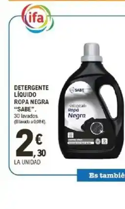 E.Leclerc SABE Detergente líquido ropa negra oferta