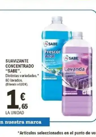E.Leclerc SABE Suavizante concentrado oferta