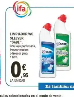 E.Leclerc SABE Limpiador wc sleever oferta