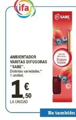 E.Leclerc SABE Ambientador varitas difusoras oferta