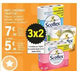 E.Leclerc SCOTTEX Papel higiénico oferta