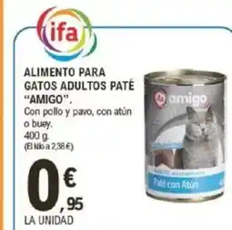 E.Leclerc AMIGO Alimento para gatos adultos paté oferta