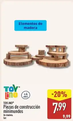 ALDI TOYLINO Piezas de construcción minimundos oferta