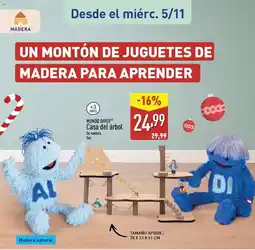 ALDI MUNDO DIVER Casa del árbol oferta