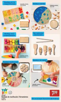 ALDI TOYLINO Bandejas de clasificación / Herramientas oferta