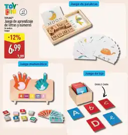 ALDI TOYLINO Juego de aprendizaje de letras y números oferta
