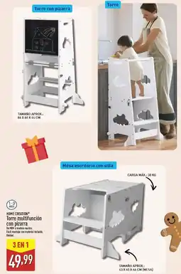 ALDI HOME CREATION Torre multifunción con pizarra oferta