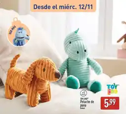 ALDI TOYLINO Peluche de pana oferta