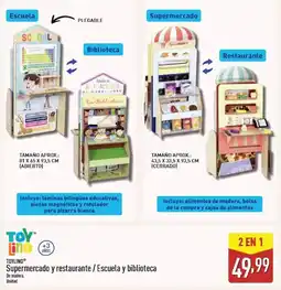 ALDI TOYLINO Supermercado y restaurante / Escuela y biblioteca oferta