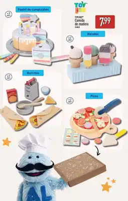 ALDI TOYLINO Comida de madera oferta