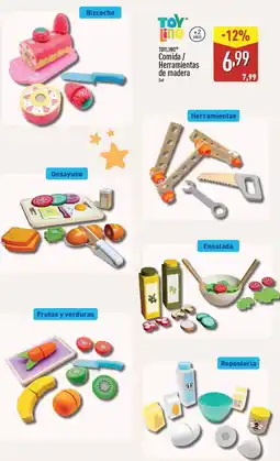 ALDI TOYLINO Comida / Herramientas de madera oferta