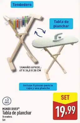 ALDI MUNDO DIVER Tabla de planchar oferta
