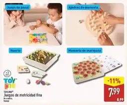 ALDI TOYLINO Juegos de motricidad fina oferta