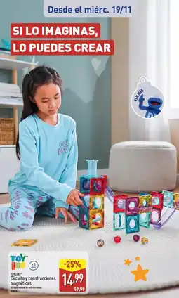ALDI TOYLINO Circuito y construcciones magnéticas oferta