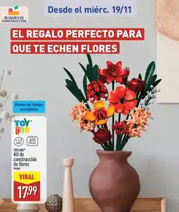 ALDI TOYLINO Kit de construcción de flores oferta