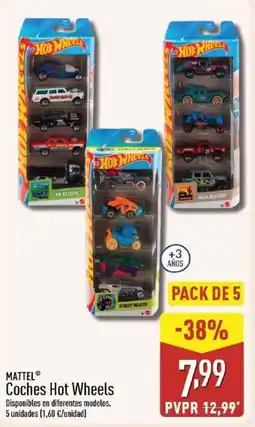 ALDI MATTEL Coches Hot Wheels oferta