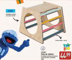 ALDI TOYLINO Cubo de madera oferta