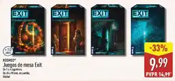 ALDI KOSMOS Juegos de mesa Exit oferta