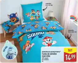 ALDI DISNEY/NICKELODEON/PEPAPIG Funda de edredón reversible oferta