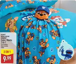 ALDI DISNEY/ NICKELODEON/ PEPAPIG Cojín / Manta 2 en 1 oferta