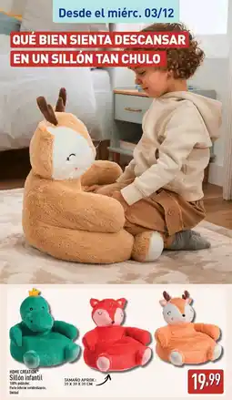ALDI HOME CREATION Sillón infantil oferta