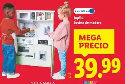 Lidl LUPILU Cocina de madera oferta