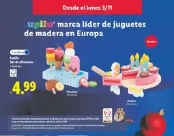 Lidl LUPILU Set de alimentos oferta