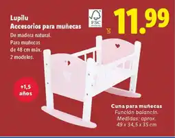 Lidl LUPILU Accesorios para muñecas oferta