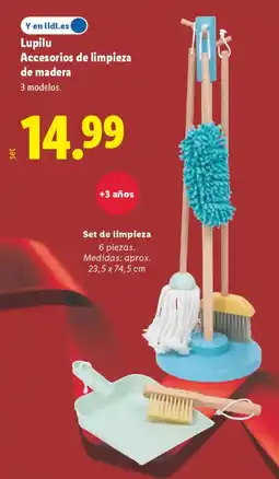 Lidl LUPILU Accesorios de limpieza de madera oferta