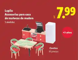 Lidl LUPILU Accesorios para casa de muñecas de madera oferta