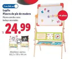Lidl LUPILU Pizarra de pie de madera oferta