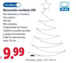 Lidl Decoración navideña LED oferta