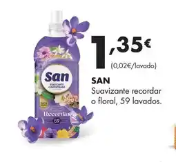 Supermercados Lupa San - suavizante recordar o floral oferta