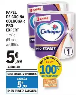E.Leclerc Colhogar - papel de cocina expert oferta