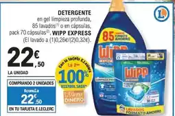 E.Leclerc Wipp - detergente en gel limpieza profunda oferta