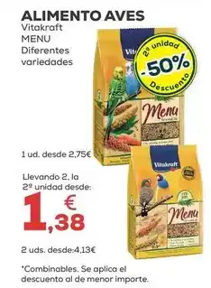 Kiwoko Vitakraft - alimento aves oferta