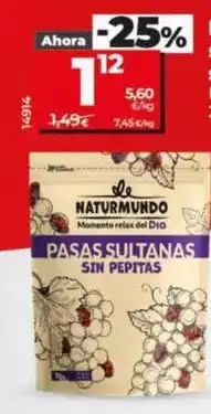 Dia Dia naturmundo - pasas sultanas sin pepitas oferta